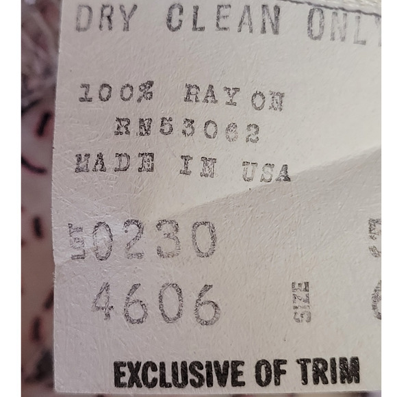 Vintage TJW Pink Gray Confetti Turtle Neck Button Back Long Sleeve Blouse Top - Picture 13 of 14